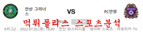 안산그리너스fc안양