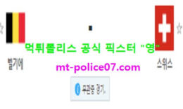 11월12일 A매치 분석 벨기에 vs 스위스 먹폴 픽스터 영 0 (0)