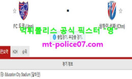 11월24일 AFC챔스 분석 도쿄 vs 상하이선화 먹폴 픽스터 영 0 (0)