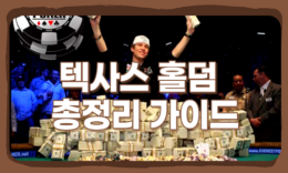 누구나 알고 있어야 할 텍사스 홀덤 총정리 가이드 4.7 (134)