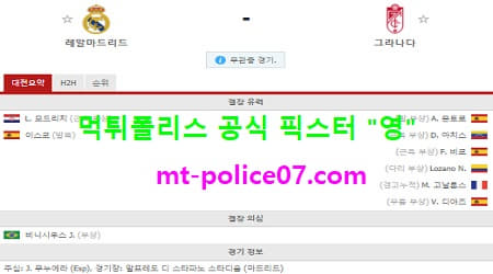 레알마드리드 vs 그라나다
