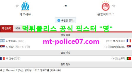 마르세유 vs 올림피아코스