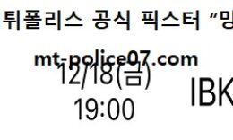 12월 18일 V리그 분석 흥국생명 vs IBK기업은행 먹폴 픽스터 망동 1 (1)