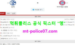 1월24일 분데스리가 분석 샬케 vs 바이에른뮌헨 먹폴 픽스터 영 0 (0)