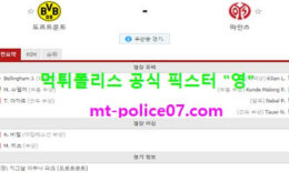 1월16일 분데스리가 분석 도르트문트 vs 마인츠 먹폴 픽스터 영 5 (1)