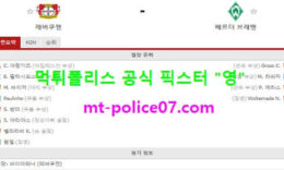 1월9일 분데스리가 분석 레버쿠젠 vs 베르더브레멘 먹폴 픽스터 영 0 (0)