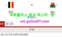 3월25일 월드컵예선 분석 벨기에 vs 웨일스 먹폴 픽스터 영 0 (0)