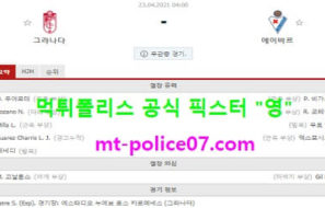4월23일 라리가 분석 그라나다 vs 에이바르 먹폴 픽스터 영