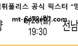 6월 28일 K리그 분석 안양 vs 전남 먹폴 픽스터 망동 0 (0)