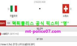 6월17일 유로 분석 이탈리아 vs 스위스 먹폴 픽스터 영 0 (0)