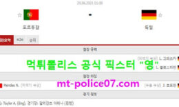 6월20일 유로 분석 포르투갈 vs 독일 먹폴 픽스터 영 0 (0)