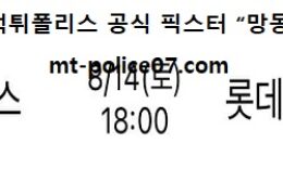 8월 14일 KBO 분석 LG vs 롯데 먹폴 픽스터 망동 0 (0)