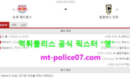 8월19일 MLS 분석 뉴욕레드불스 vs 콜럼버스 먹폴 픽스터 영 0 (0)