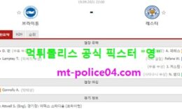 9월19일 EPL 분석 브라이튼 vs 레스터시티 먹폴 픽스터 영 0 (0)