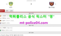 9월25일 EPL 분석 리즈 vs 웨스트햄 먹폴 픽스터 영 0 (0)