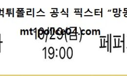 10월 29일 V리그 분석 한국도로공사 vs 페퍼저축은행 먹폴 픽스터 망동 0 (0)