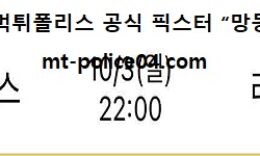 10월 3일 EPL 분석 크리스탈펠리스 vs 레스터시티 먹폴 픽스터 망동 0 (0)