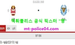 10월3일 K리그 분석 서울 vs 대구 먹폴 픽스터 영 0 (0)