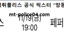 11월 19일 V리그 분석 GS칼텍스 vs 페퍼저축은행 먹폴 픽스터 망동 0 (0)