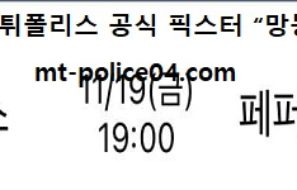 11월 19일 V리그 분석 GS칼텍스 vs 페퍼저축은행 먹폴 픽스터 망동