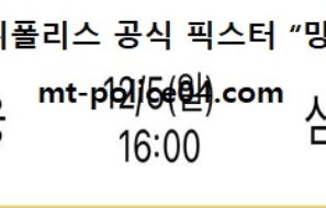 12월 5일 V리그 분석 OK금융그룹 vs 삼성화재 먹폴 픽스터 망동