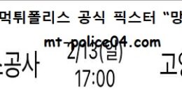 2월 13일 KBL 분석 가스공사 vs 고양오리온 먹폴 픽스터 망동 0 (0)