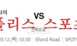 5월12일 프리미어리그 리즈 유나이티드FC 첼시FC 분석 먹튀폴리스 0 (0)