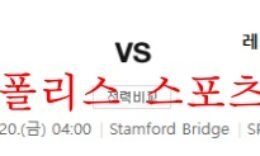 5월20일 프리미어리그 첼시FC 레스터시티FC 분석 먹튀폴리스 0 (0)