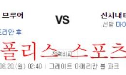6월20일 MLB 신시내티 레즈 밀워키 브루어스 분석 먹튀폴리스 0 (0)