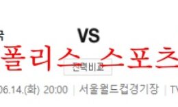 6월14일 A매치 대한민국 이집트 국제친선축구 분석 먹튀폴리스 0 (0)