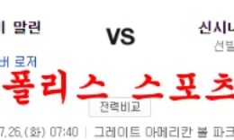 7월26일 MLB 신시내티 레즈 마이애미 말린스 해외야구 분석 먹튀폴리스 0 (0)