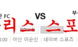7월3일 K리그2 충남아산축구단 부산아이파크 분석 먹튀폴리스 0 (0)