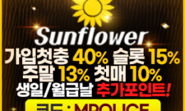 탄탄한 자본력을 자랑하는 썬플라워 메이저놀이터 4.6 (323)