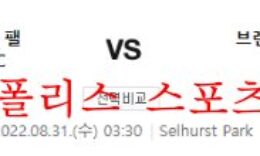8월31일 프리미어리그 크리스탈팰리스FC 브렌트포드FC 분석 먹튀폴리스 0 (0)