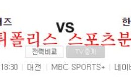 8월2일 KBO 한화이글스 기아타이거즈 국내야구 분석 먹튀폴리스 0 (0)