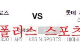 9월15일 KBO 롯데자이언츠 키움히어로즈 경기분석 먹튀폴리스 0 (0)
