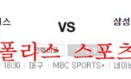 9월16일 KBO 삼성라이온즈 두산베어스 야구분석 먹튀폴리스 0 (0)