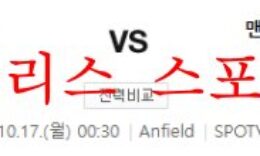 10월17일 프리미어리그 리버풀FC 맨체스터시티FC 분석 먹튀폴리스 0 (0)
