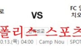 10월13일 UEFA챔피언스리그 FC바르셀로나 FC인터밀란 분석 먹튀폴리스 0 (0)