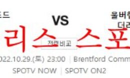 10월29일 프리미어리그 브렌트포드FC 울버햄튼FC 분석 먹튀폴리스 0 (0)