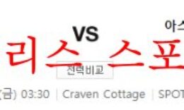 10월21일 프리미어리그 풀럼FC 아스톤빌라FC 분석 먹튀폴리스 0 (0)