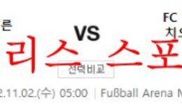 11월2일 UEFA챔피언스리그 FC바이에른뮌헨 FC인터밀란 분석 먹튀폴리스 0 (0)