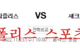 11월23일 NBA 멤피스 그리즐리스 새크라멘토 킹스 농구분석 먹튀폴리스 0 (0)