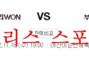 11월16일 WKBL 우리은행 하나원큐 국내 여자농구 분석 먹튀폴리스