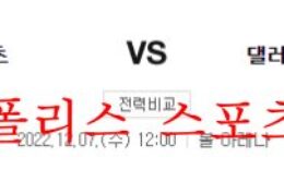 12월7일 NBA 덴버 너깃츠 댈러스 매버릭스 해외농구 분석 먹튀폴리스 0 (0)