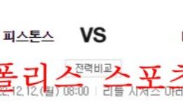 12월12일 NBA 디트로이트 피스톤스 LA레이커스 경기분석 먹튀폴리스 0 (0)