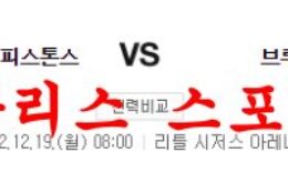 12월19일 NBA 디트로이트 피스톤스 브루클린 네츠 느바 분석 먹튀폴리스 0 (0)
