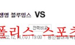 12월14일 WKBL 용인 삼성생명 블루밍스 부산 BNK 썸 분석 먹튀폴리스 0 (0)