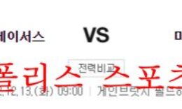 12월13일 NBA 인디애나 페이서스 마이애미 히트 분석 먹튀폴리스 0 (0)