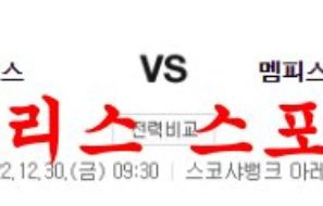 12월30일 NBA 토론토 랩터스 멤피스 그리즐리스 해외농구 분석 먹튀폴리스